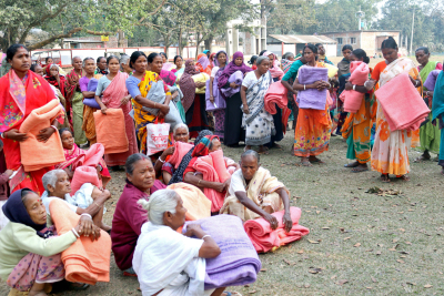 Deckenausgabe während Kältewelle