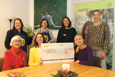 Die Soroptimistinnen spenden ihre Einnahmen des Suppenfests 